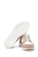 Men's Beige Leather Sneaker | Derimod