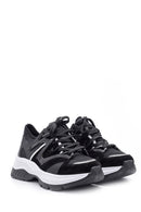 Erkek Süet Detaylı Deri Sneaker | Derimod