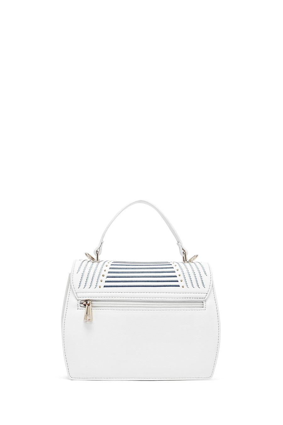 Women's Cream Printed Long Shoulder Bag