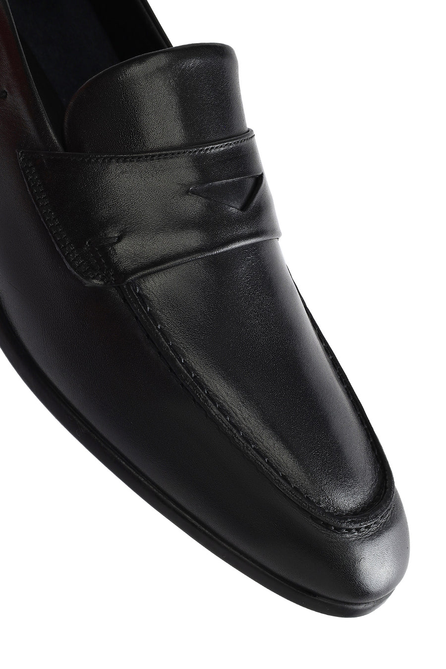 Erkek Siyah Deri Casual Loafer