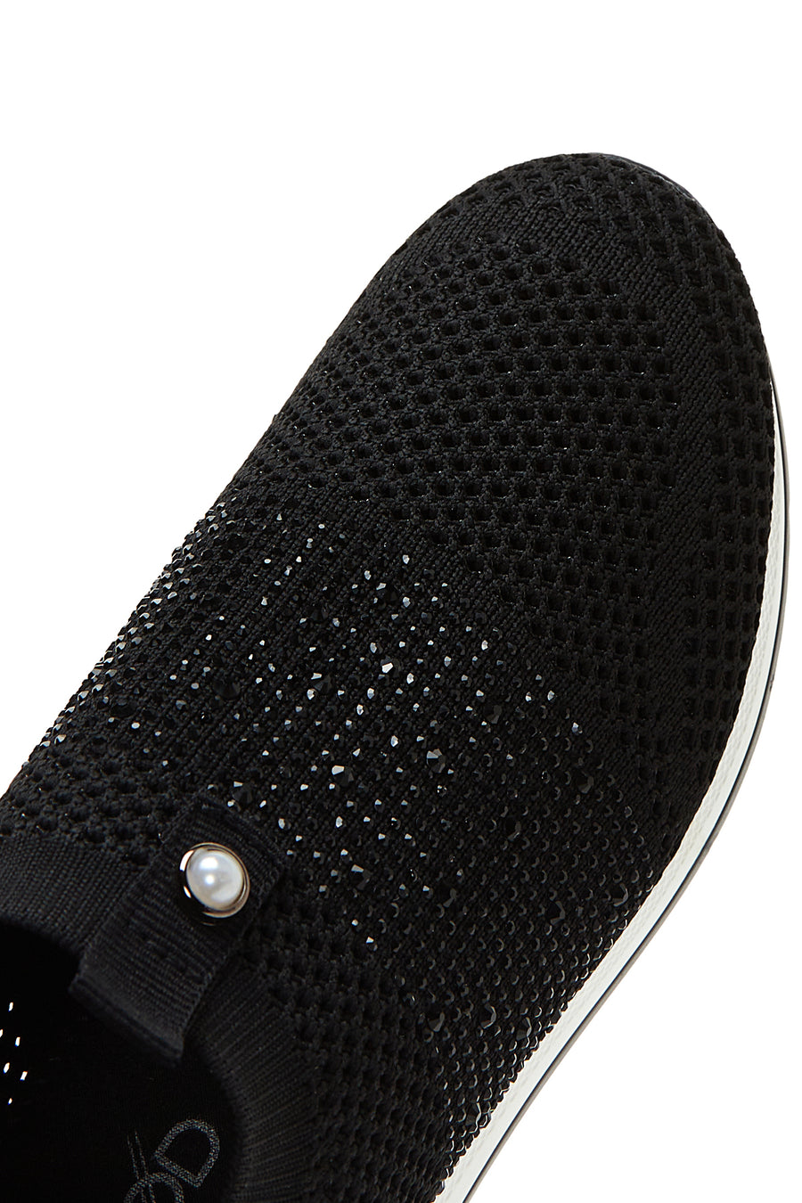 Kadın Siyah Taşlı Kalın Tabanlı Sneaker