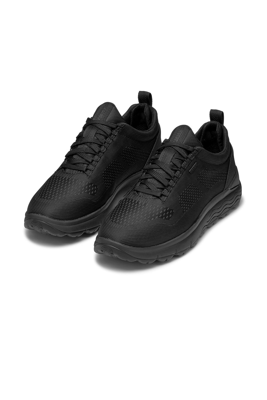 Geox Men's Black Spherica 4x4 Abx B Lace-Up Waterproof Leather Sneaker