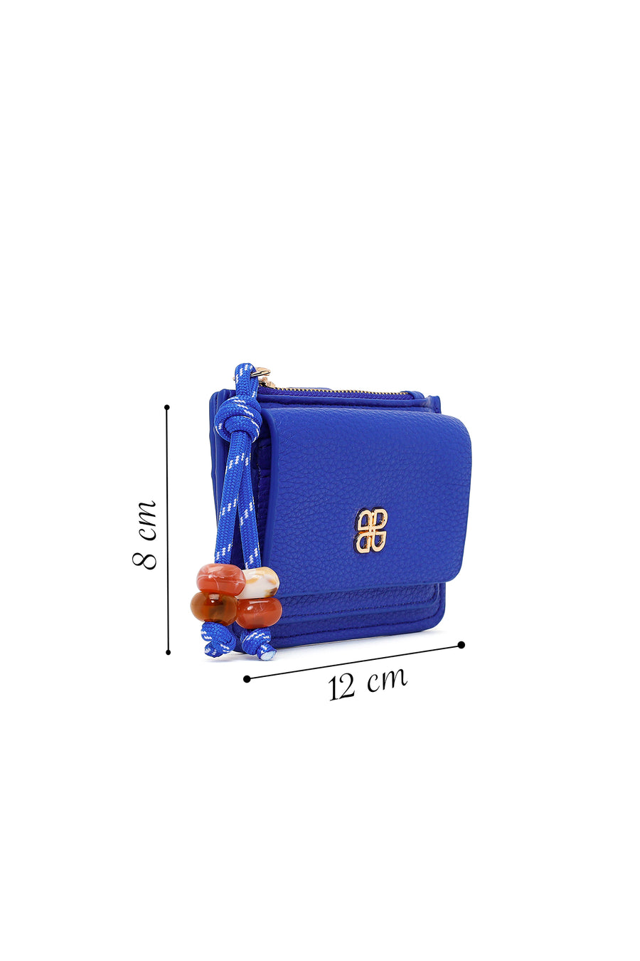 Woman Blue Charm Card Holder