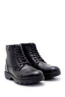 Men's Leather Zipper Detailed Boots | Derimod