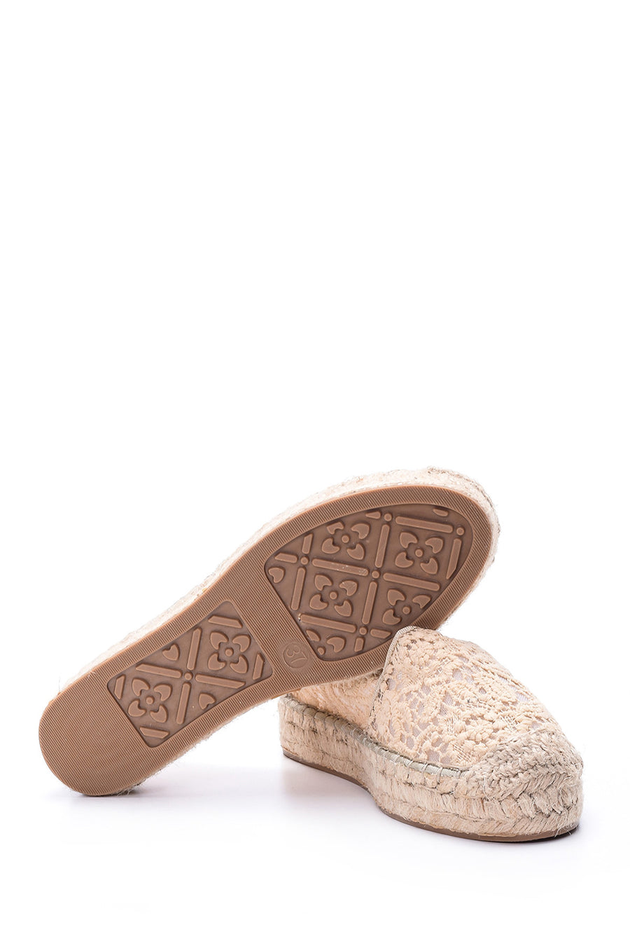 Women's Lace Detailed Espadrille Shoes