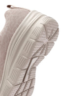 Skechers Women's White Uno Court Lace-Up Chunky Sole Leather Sneakers | Derimod