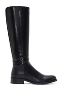 Women's Leather Zippered Boots | Derimod