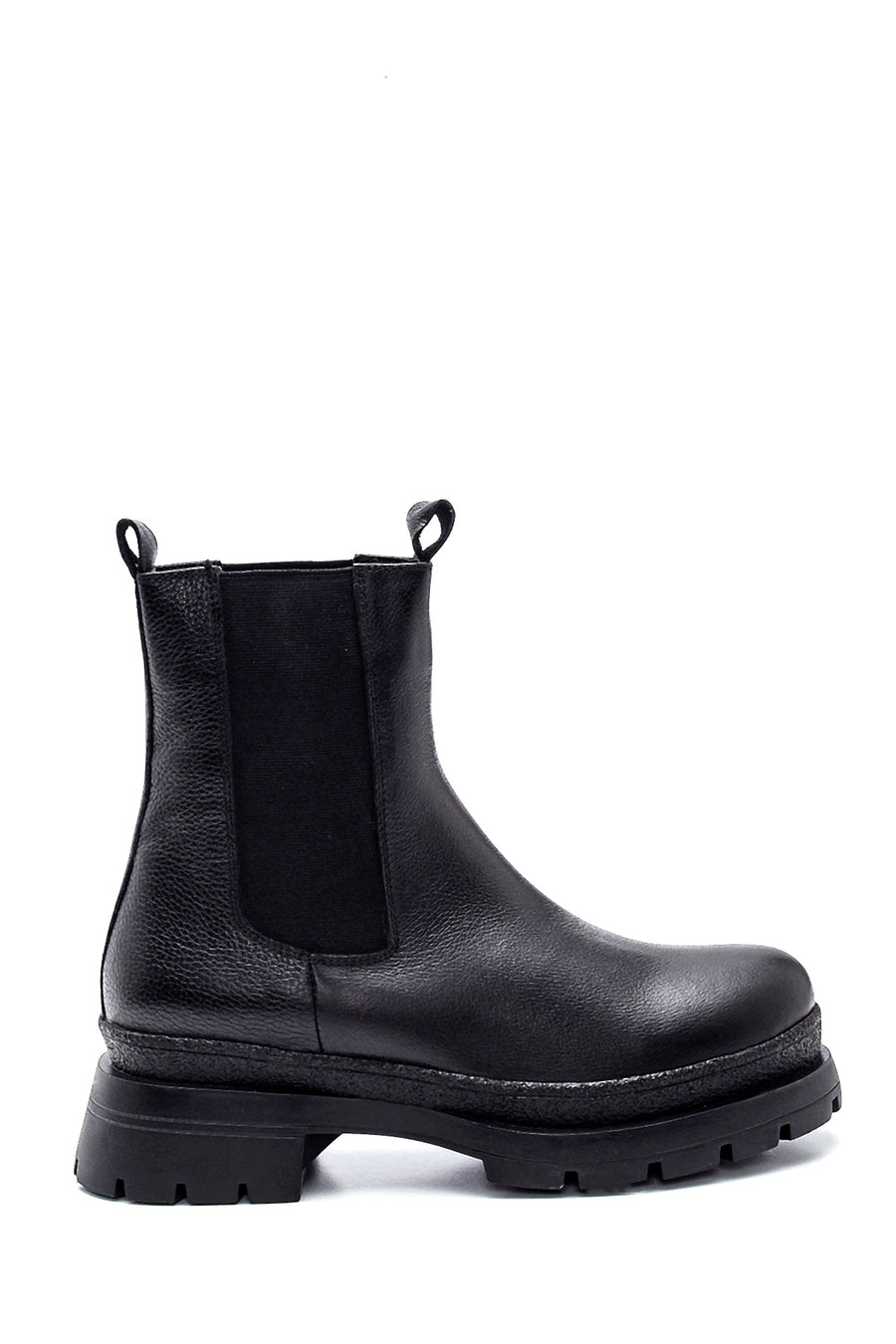 Women's Leather Thick Soled Chelsea Boots 21WFD182118 | Derimod