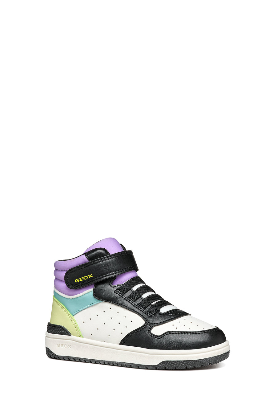 Geox Girls Multicolor Washiba Lace-Up Ankle Sneakers