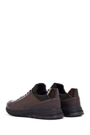 Men's Brown Lace-Up Leather Casual Sneaker | Derimod