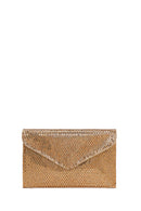 Woman Gold Chain Strap Embellished Evening Bag | Derimod