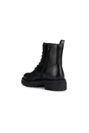 Geox Women's Black Iridea Leather Boots | Derimod