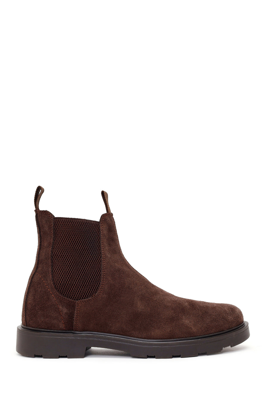 Male Brown Suede Chelsea Boots WM600002DS | Derimod