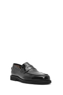 Erkek Siyah Deri Klasik Loafer | Derimod