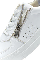 Kadın Deri Fermuarlı Sneaker | Derimod