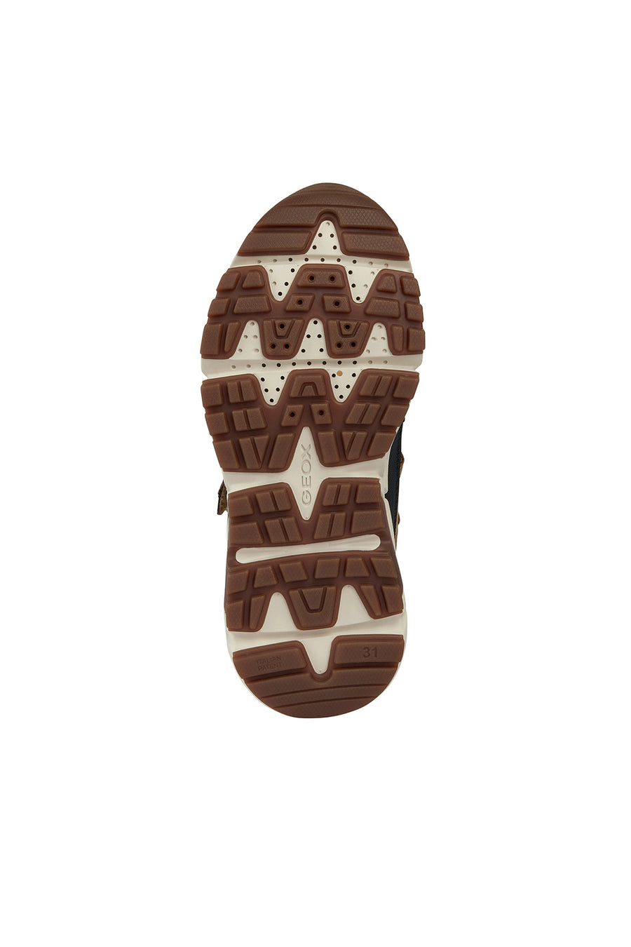 Geox Boy's Brown Flexyper Plus Abx Laced Waterproof Boots