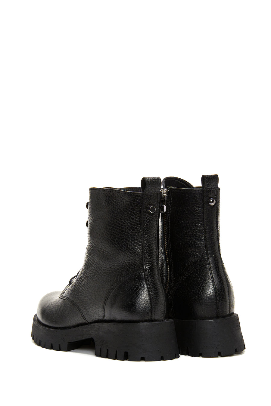 Women's Leather Flat Boots