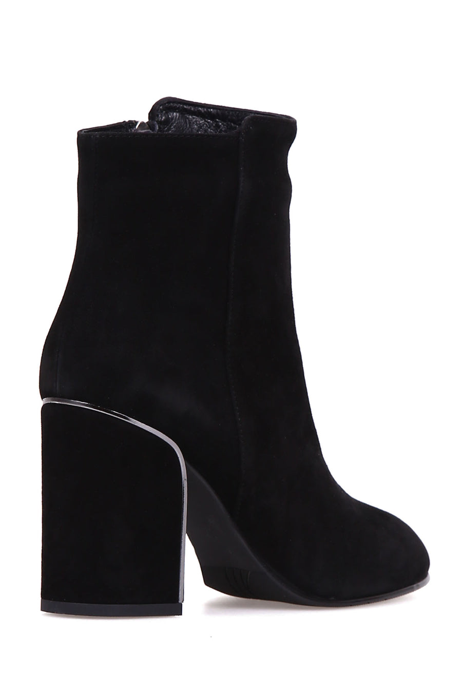 Women's Suede Leather Heeled Boots