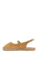 Kadın Camel Tokalı Süet Deri Espadril | Derimod
