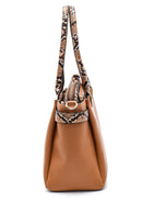Women's Snakeskin Pattern Detailed Shoulder Bag | Derimod