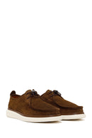 Male Brown Lace-up Suede Casual Shoe | Derimod