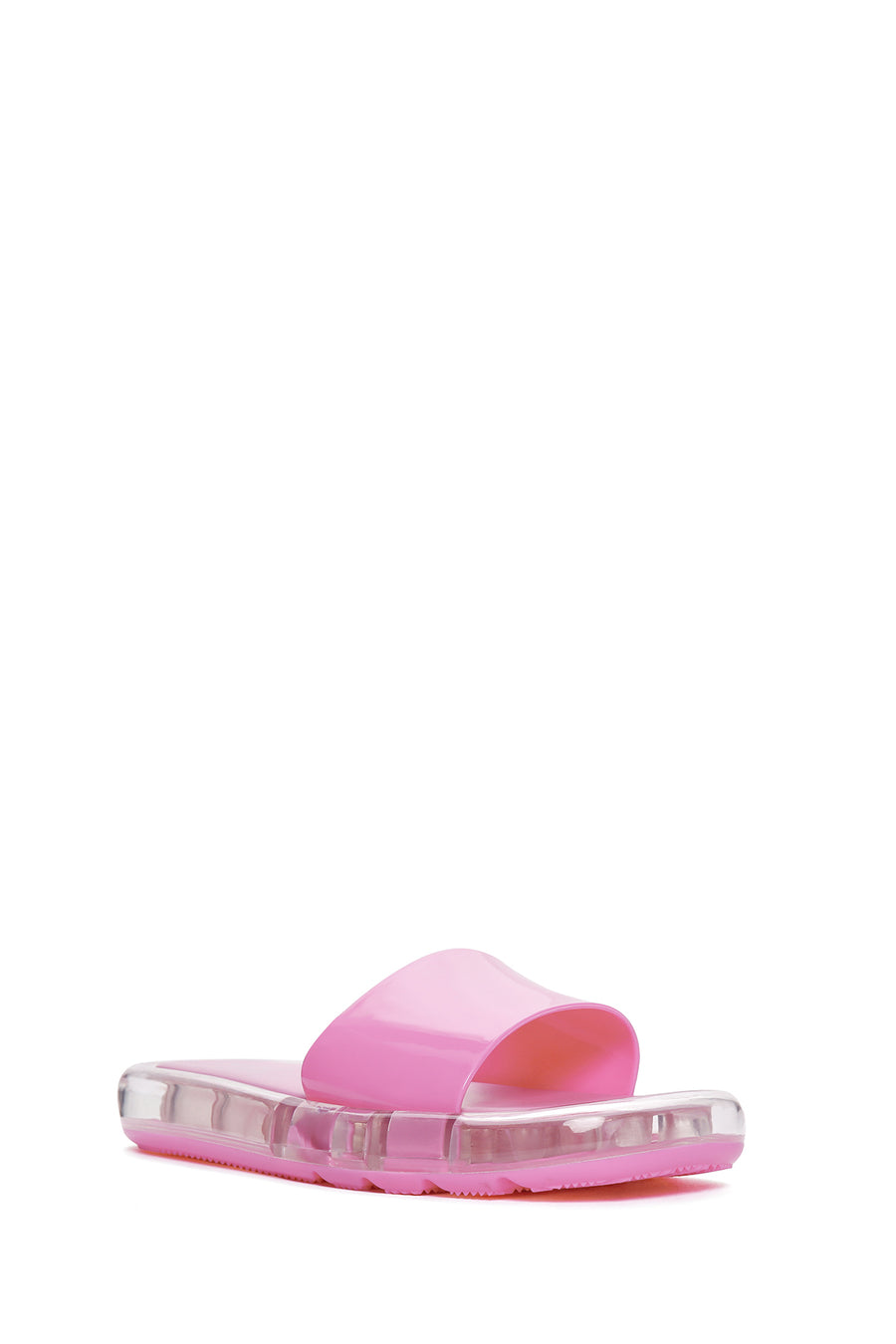 Women's Fuchsia Jelly Slippers