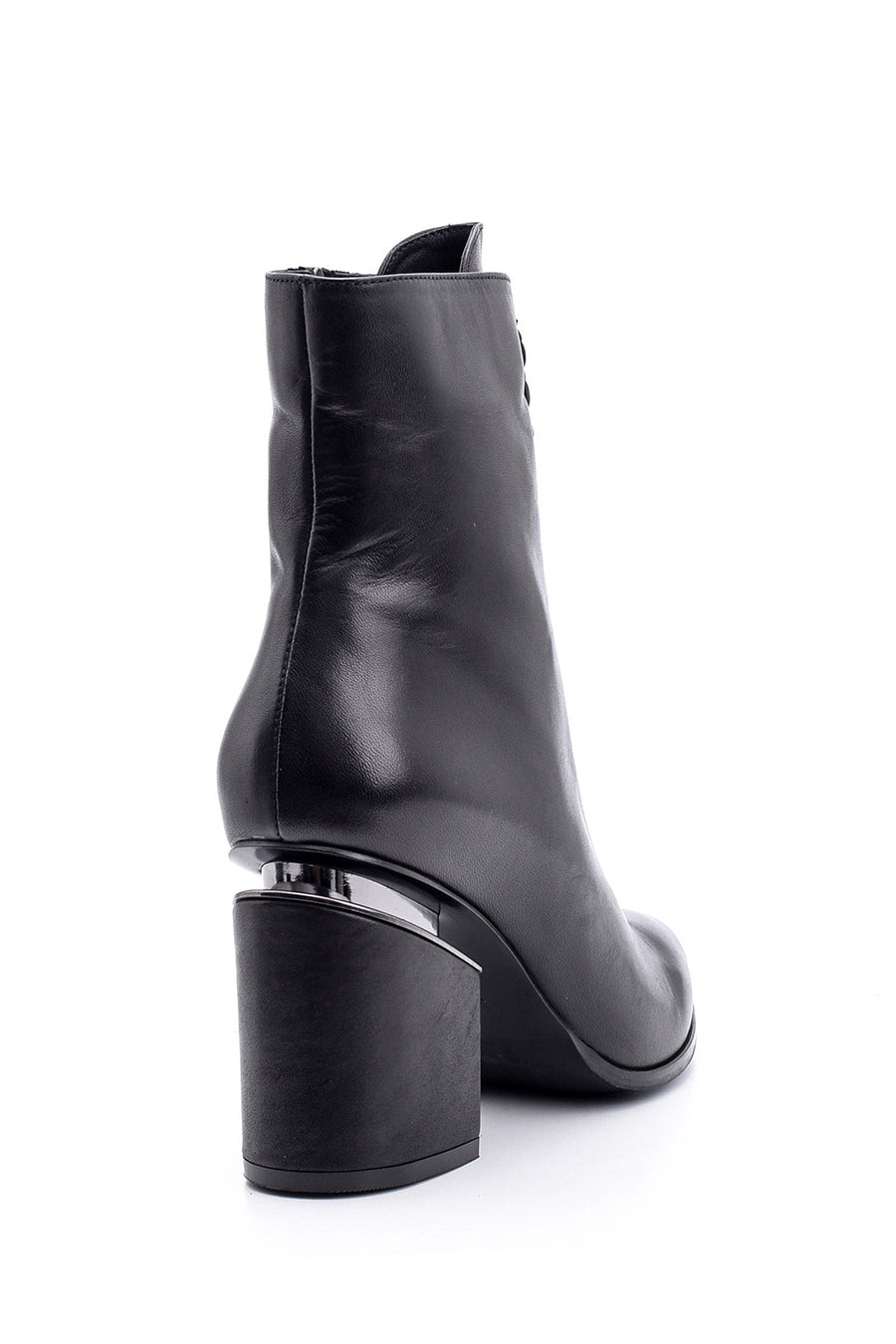 Women's Heeled Leather Boots