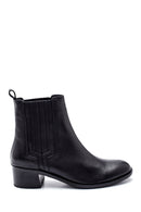 Women's Leather Short Heeled Boots | Derimod