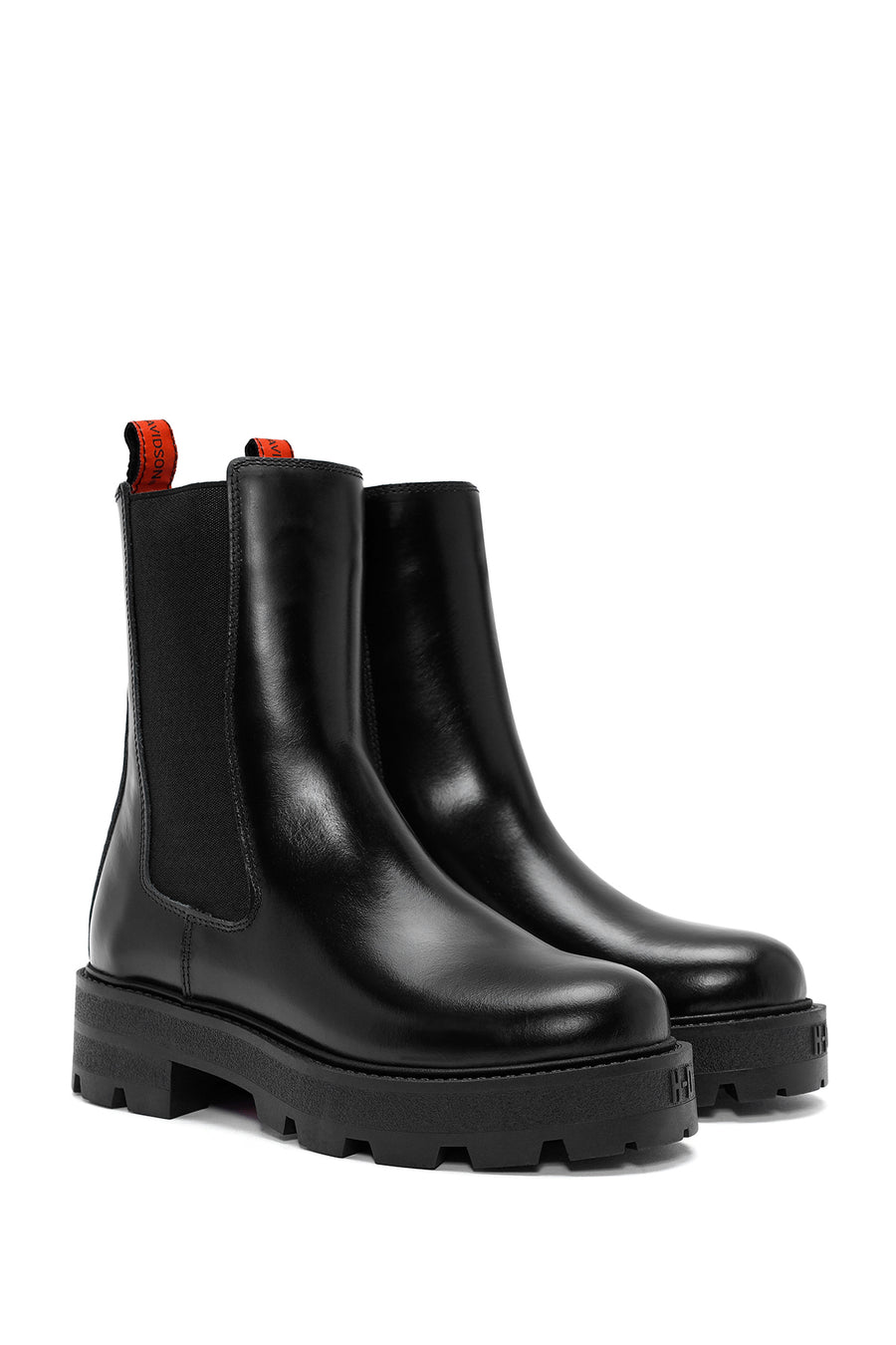 Harley Davidson Women's Black Zippered Leather Chelsea Boots