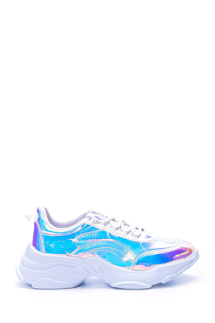 Women's High-Sole Sneaker 19SFE2475HR | Derimod