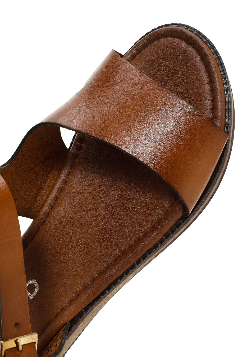 Women's Tan Leather Bodrum Sandals