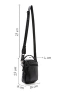 Men's Black Leather Messenger Bag | Derimod