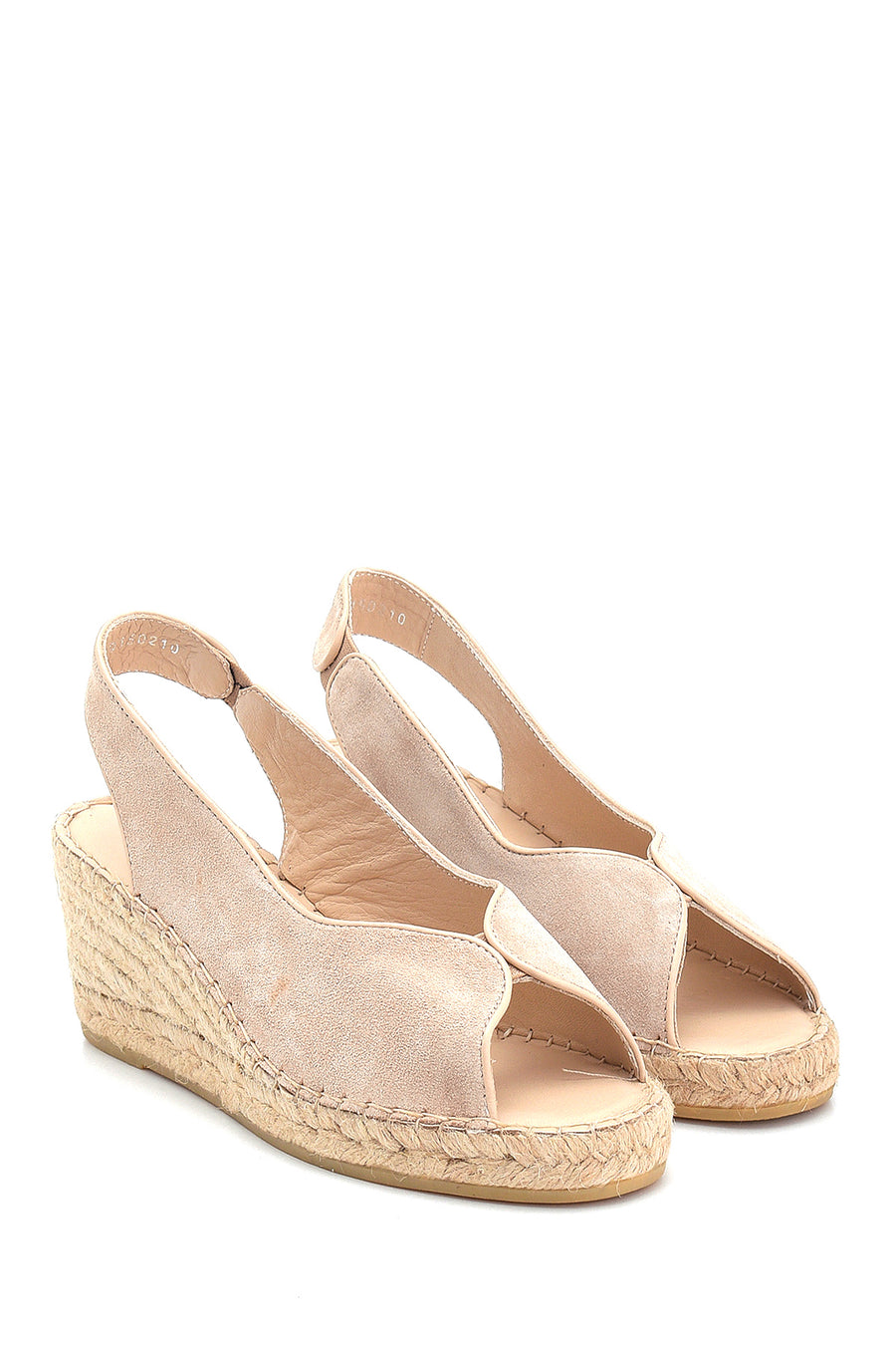 Women's Casual Wedge Heel Leather Espadrille