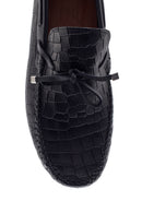 Erkek Deri Kroko Loafer | Derimod