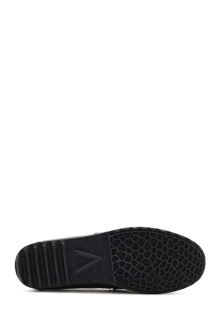 Men's Black Leather Casual Loafer