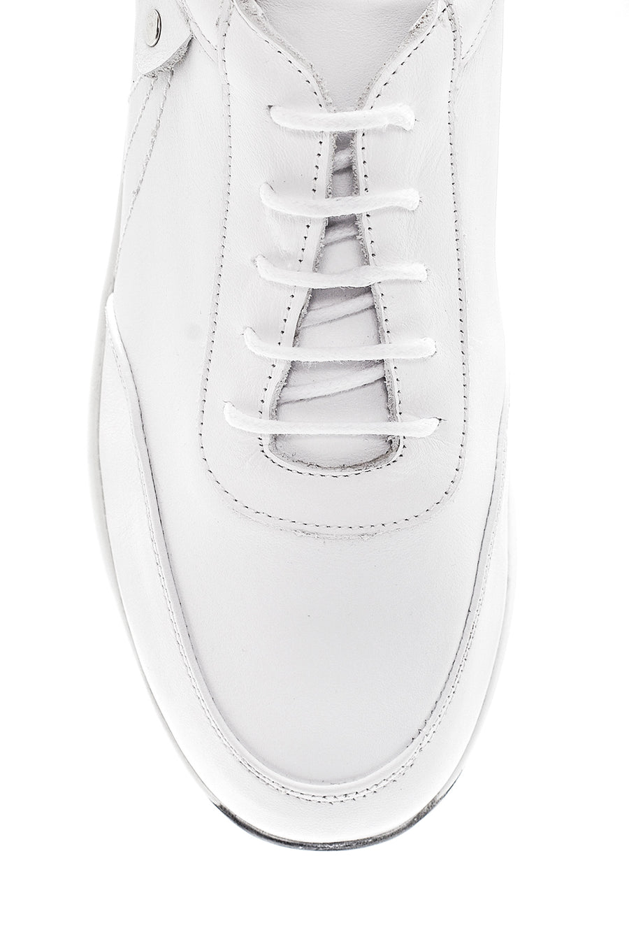 Kadın Deri Yüksek Taban Sneaker