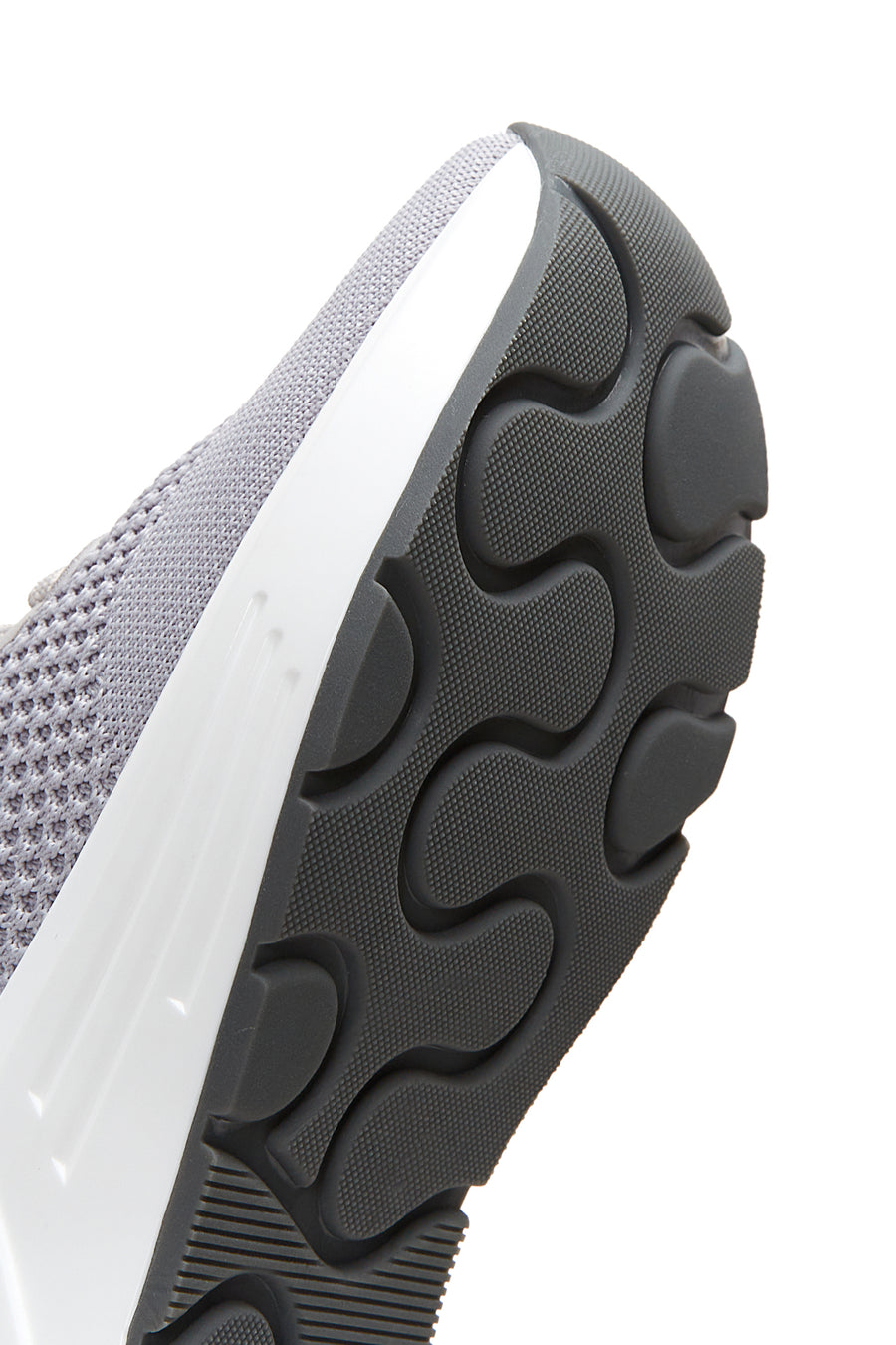 Kadın Gri Kalın Tabanlı Kumaş Sneaker