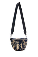 Women's Blue Long Strap Fabric Crossbody Bag | Derimod
