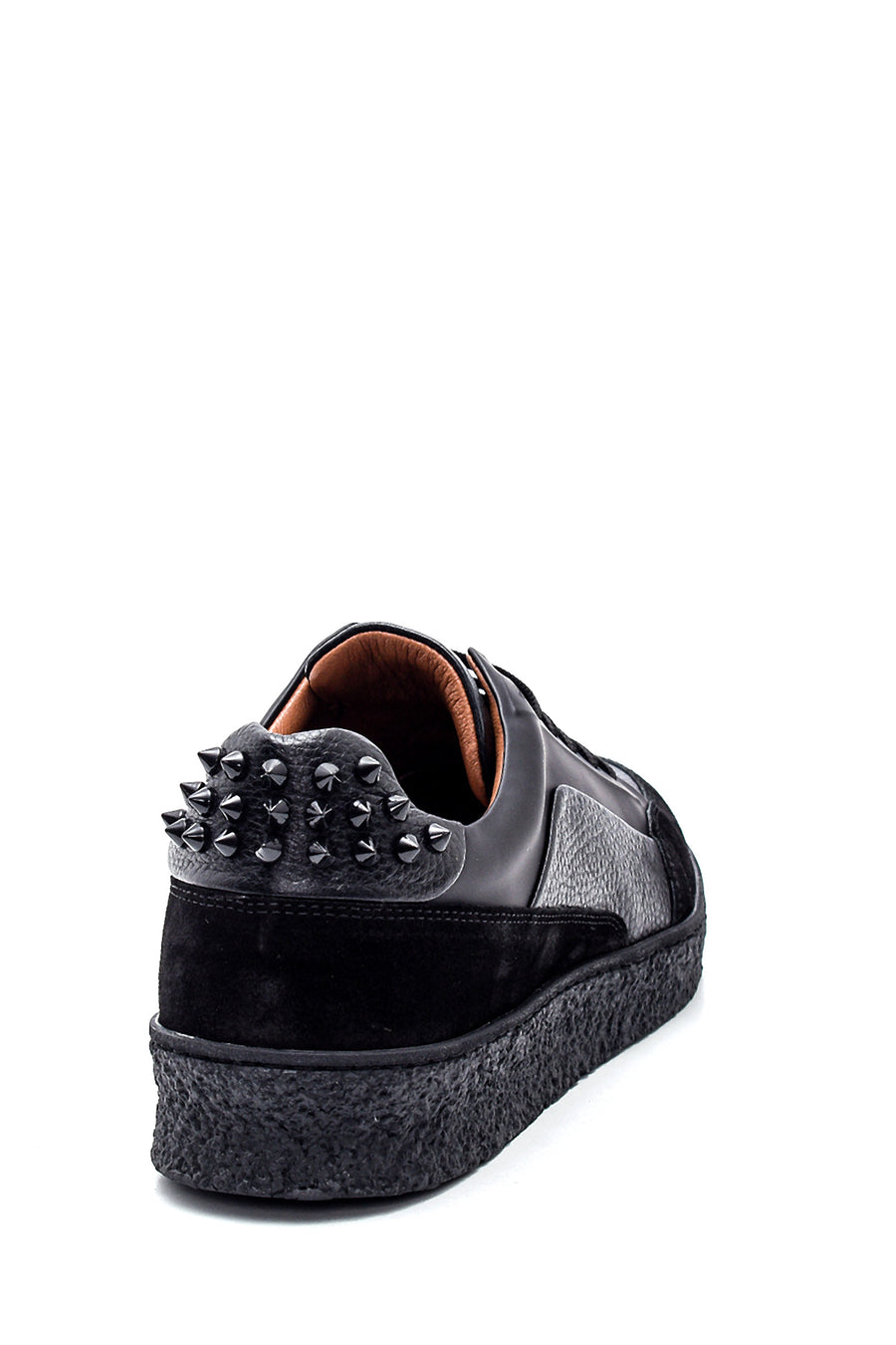 Erkek Deri Zımba Detaylı Sneaker