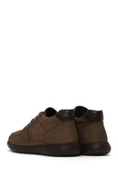 Male Beige Lace-up Thick-soled Nubuck Leather Boots | Derimod