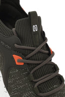 Derimod Zero Men's Green Lace Up Fabric Sneaker | Derimod