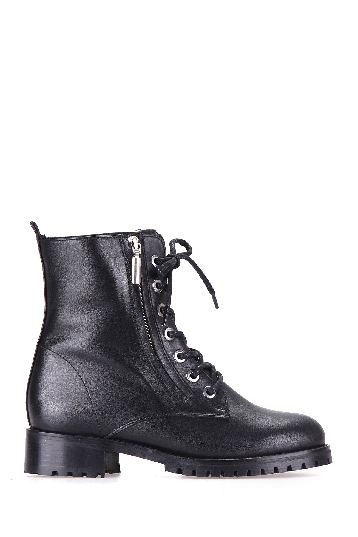 Zippered Women's Leather Boots 18WFD221118 | Derimod