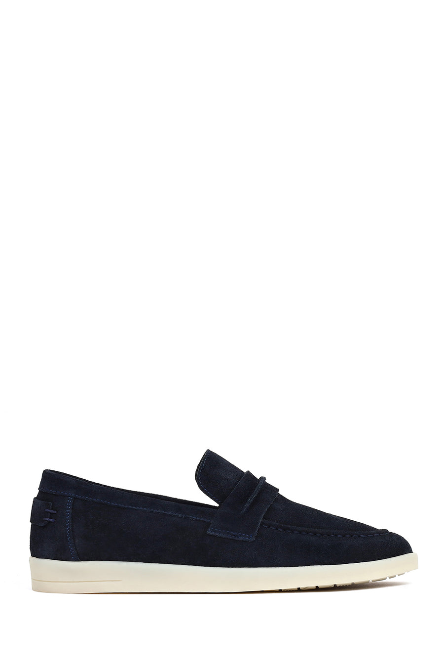 Erkek Lacivert Süet Deri Loafer 26SFD680910 | Derimod
