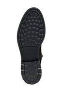 Geox Women Brown D Walk Pleasure A - Shı.Lea Zippered Leather Boot | Derimod
