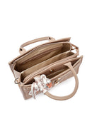 Women's Cream Long Strap Quilted Handbag | Derimod