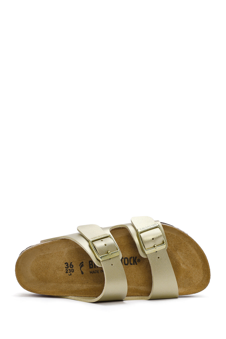 Birkenstock Kadın Altın Arizona Bf Çift Tokalı Terlik