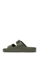 Birkenstock Erkek Yeşil Arizona Eva Çift Tokalı Terlik | Derimod