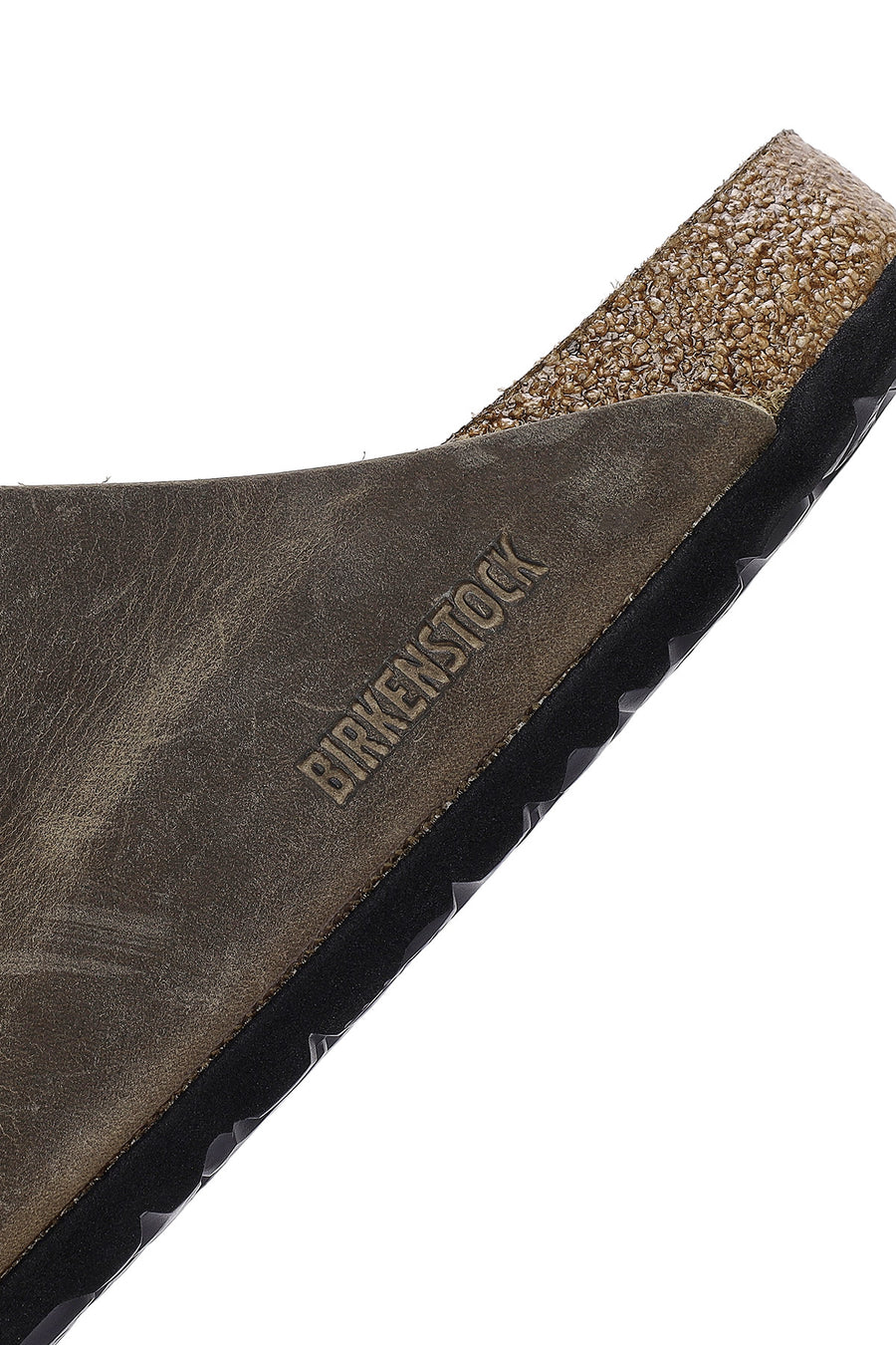 Birkenstock Erkek Haki Arizona Çift Tokalı Nubuk Deri Terlik