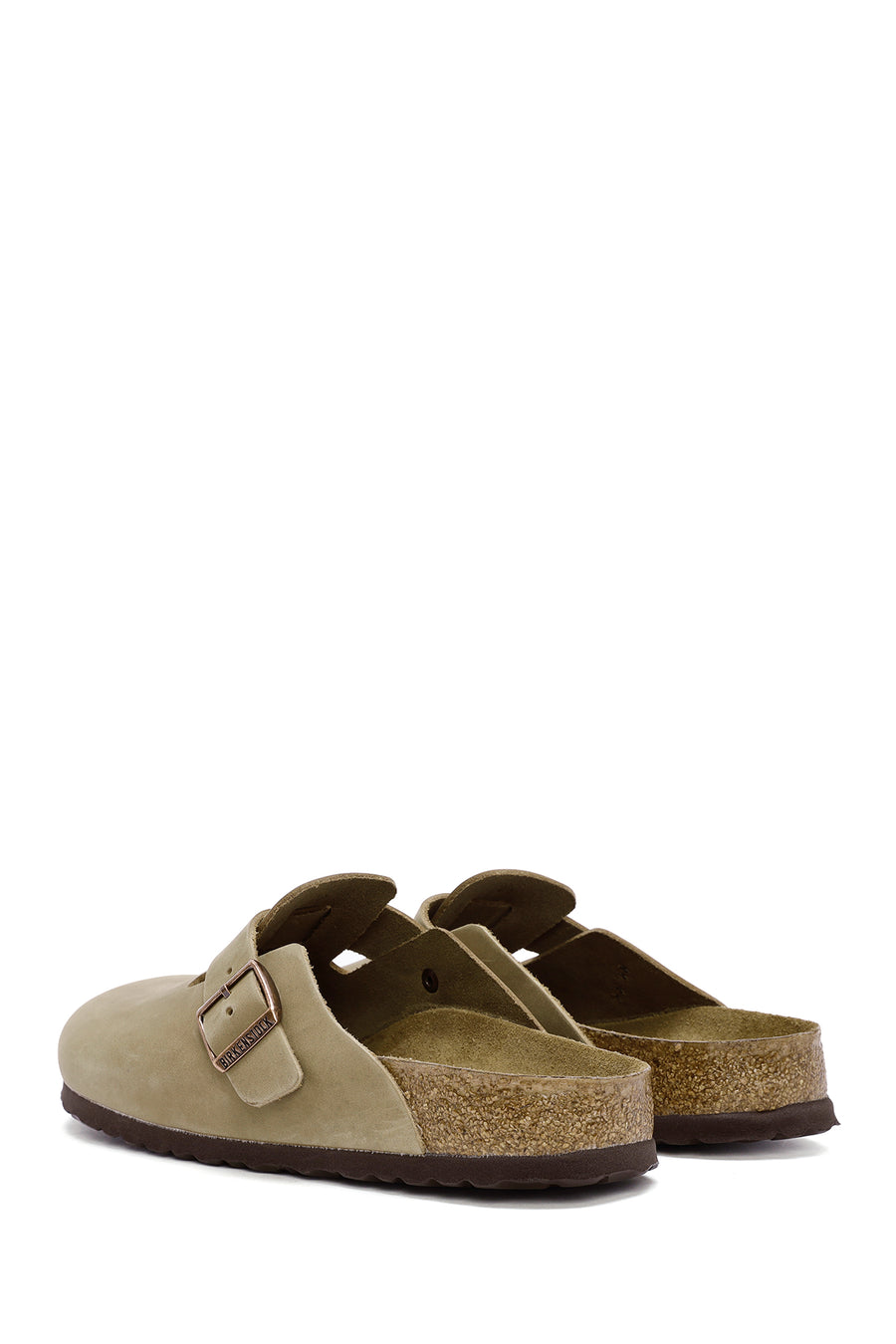 Birkenstock Erkek Kahverengi Boston Sfb Leoi Nu Kapalı Nubuk Deri Terlik