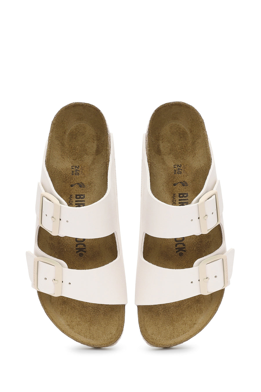 Birkenstock Kadın Beyaz Arizona Bf Çift Bantlı Terlik